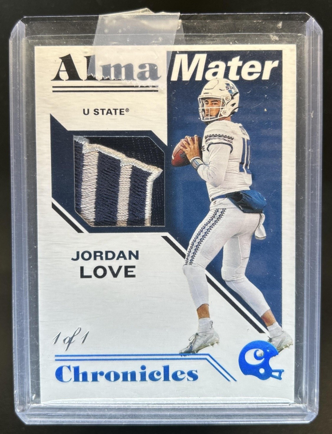 Jordan Love Panini Chronicles Draft Picks Alma Mater Materials #10 Conference 1/1