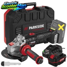 Parkside Performance 20V Cordless Angle Grinder With 4Ah Battery & Fast Charger