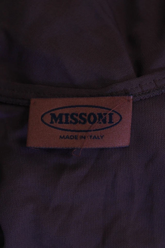 Camiseta sin mangas Missoni Orange Label para mujer marrón canela talla 42 EUR Foto 4 de 4