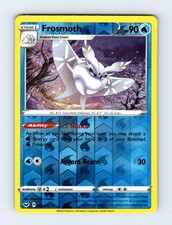 Carta Pokemon Frosmoth 064/202 rara spada e scudo reverse holo leggermente giocata