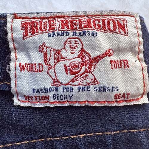 True Religion Jeans Women 26 (27x34) Tall Long Becky Low Rise Bootcut USA - Imagen 10 de 12