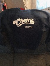 Vintage Cheers Boston Crewneck Sweatshirt. Made In USA. No Tears Or Stains