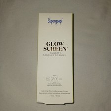 New Supergoop Glow Screen Sunset SPF 30 Hydrating Sunscreen Primer 1.7 oz 50 ml