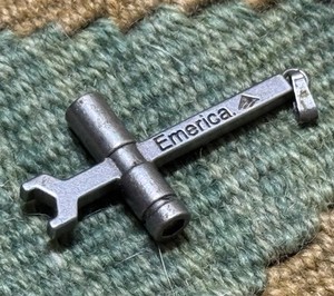 Emerica Skate Tool Upside Down Cross Necklace Pendant Silver Skateboarding