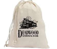 Canvas Bag Vintage Style Deadwood National Bank Bag CB04