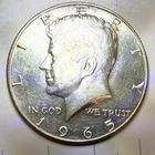 1965 Kennedy Half Dollar ERROR coin RARE DDR double Die Strike Reverse Error  VF