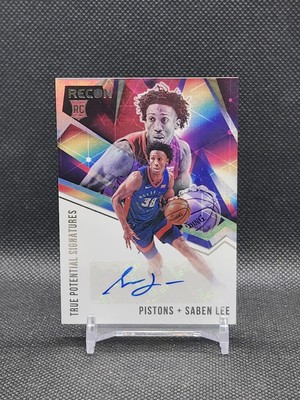 9021F 2020-21 Panini Recon True Potential Signatures Saben Lee #TPS-SBL (AU, RC)