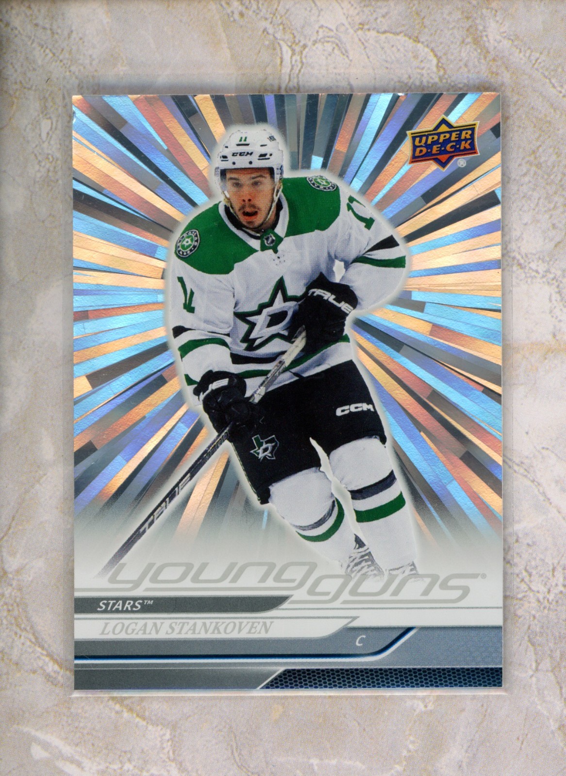 2024-25 Upper Deck Young Guns #244 Logan Stankoven YG RC