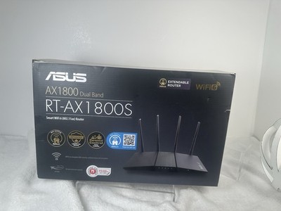 ASUS AX1800 Dual Band WiFi 6 Router - Black