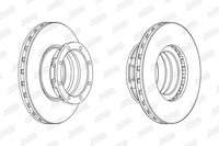 2X Jurid 567770J Bremsscheibe FüR MERCEDES-BENZ