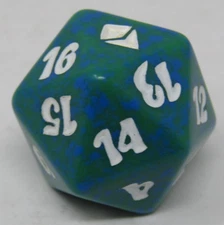 Magic the Gathering Zendikar Green Spindown Dice