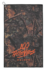 New 100 Thieves X Malbon Camo Woodsman Golf Towel - Multi [2024]
