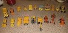 Vintage Hot Wheels Matchbox Construction  Dump Truck, Crane,Loader  Lot of 20