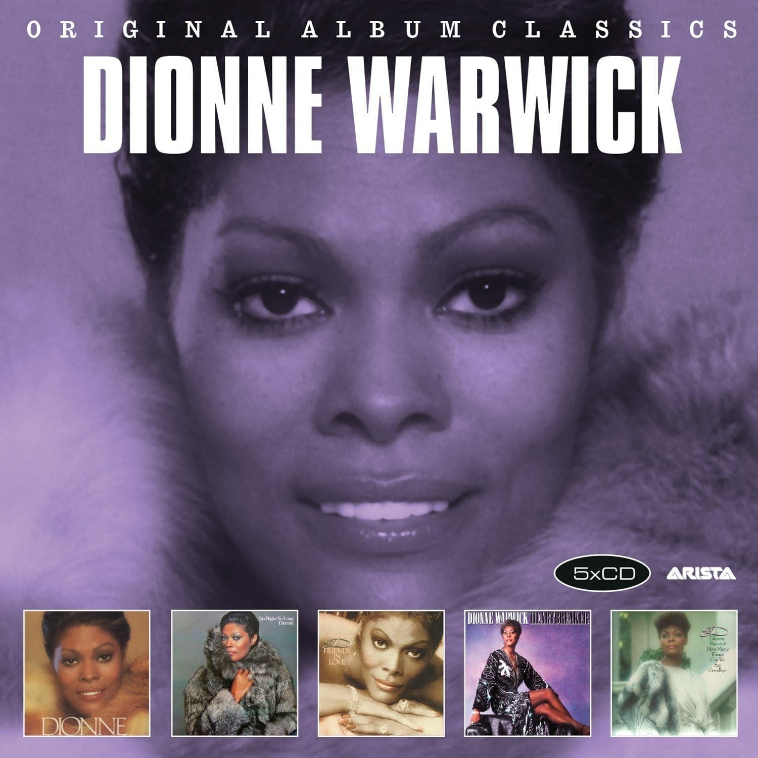 Dionne Warwick Original Album Classics 5 CD Arista *LIKE NEW*