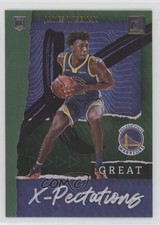 2020-21 Panini Donruss Great X-Pectations Green Flood James Wiseman #2 nd3