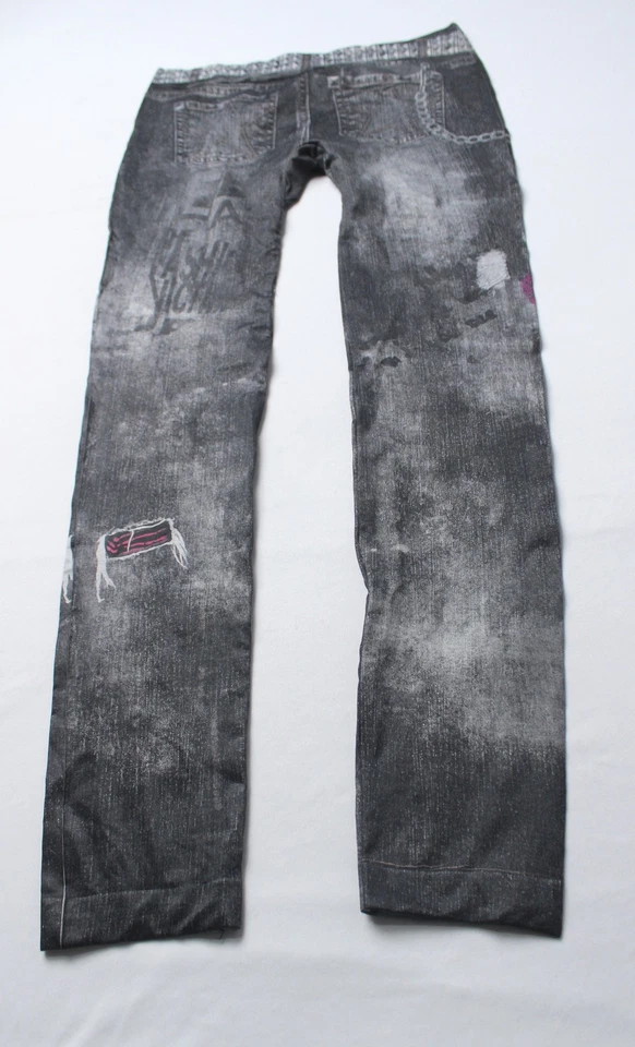 Abbey Dawn by Avril Lavigne 女式图形打底裤 EH6 尺寸:请参阅说明 — 第 3/4 张图片