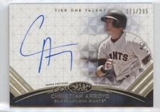 2018 Topps Tier One Talent 173/295 Christian Arroyo #TTA-CA Auto 0b0