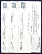 CANADA SEL OF 5 DIFF ALTA CDS 1974 CENTENNIAL ELECTION ENV