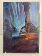 Topps 2024 Star Wars Galaxy / AN-7 Blue Refractor /150 Sacred Place