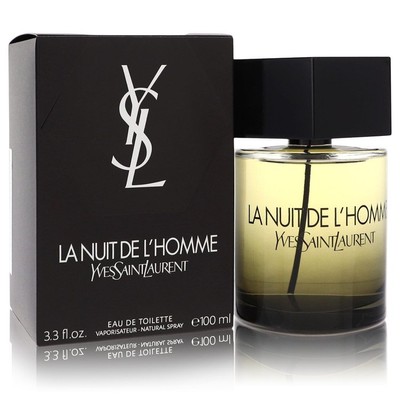 La Nuit De L'Homme by Yves Saint Laurent For Men Eau De Toilette Spray 3.4 oz