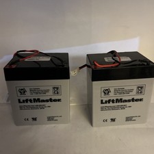 2 Lift master 485LM Batteries Backup for Liftmaster 3840, 3850, 8360, 8550-Dent