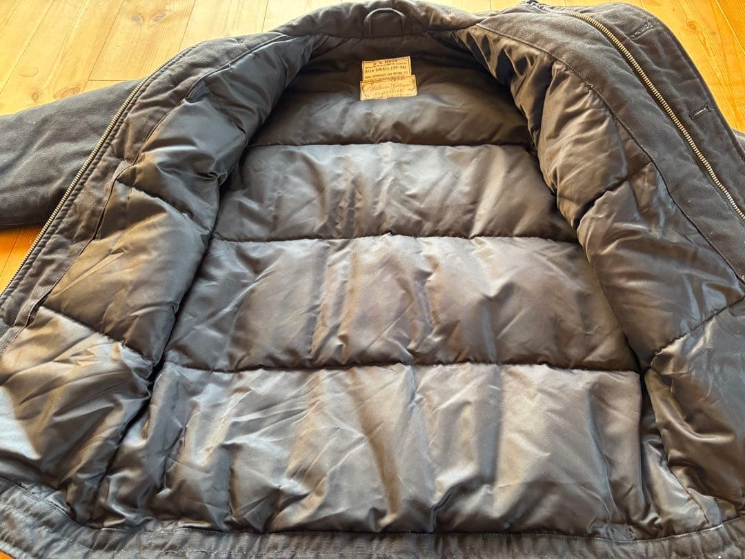 Buzz Rickson's A-2 Deck Jacket SMALL William Gibs… - image 4