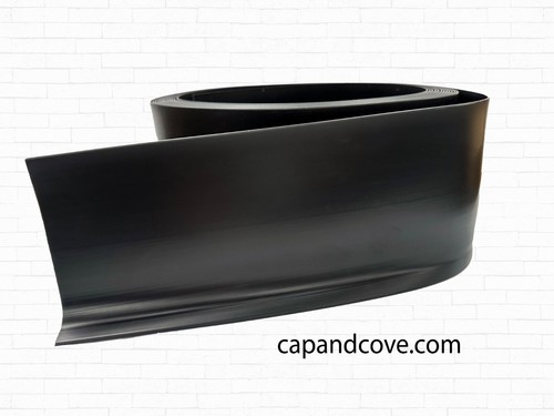 100mm Black PVC Sit On Skirting 10m Roll + 500ml Contact Adhesive - Picture 2 of 10