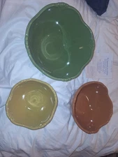 PRINCESS HOUSE NESTING SERVING BOWLS, PAVILLION SET OF 3 # 1434 MS