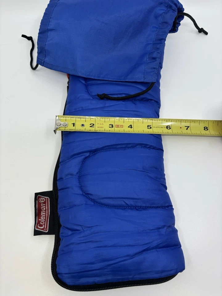 Coleman Exhibición Ventas Muestra Saco de Dormir Camping Muñeca Figura Talla Azul Foto 3 de 4