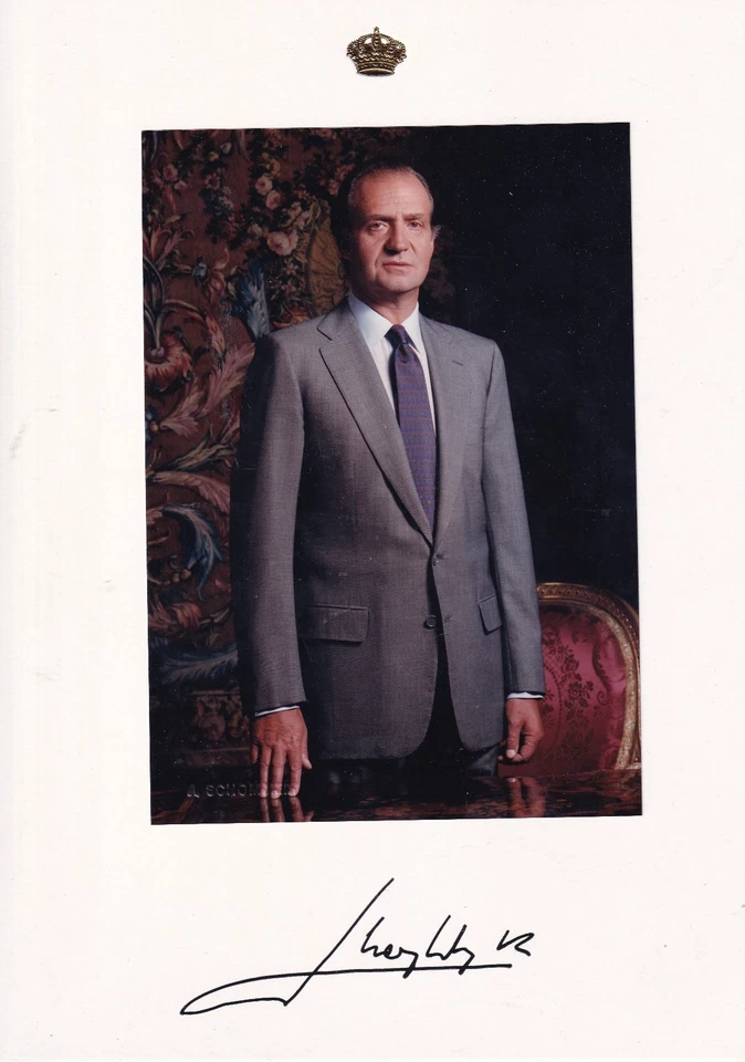 Autogramm - Juan Carlos König Spanien - Bild 1 von 1