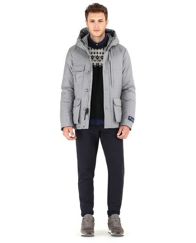 WOOLRICH 100% Wool Loro Piana Down Puffer Padded Hooded Coat EU L US M NWT - Picture 7 of 24