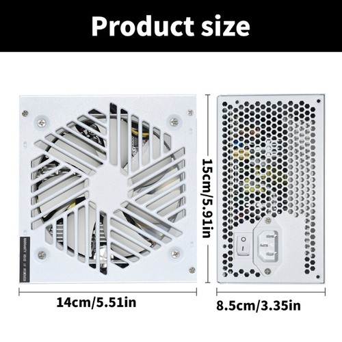 Efficient 850W Power Supply for Gaming Case with Hydraulic Bearing Fan - Afbeelding 8 van 8