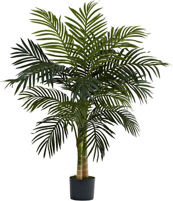 4ft Golden Cane Palm Artificial Tree
