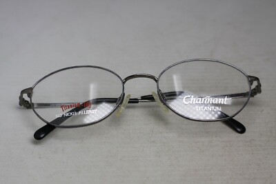 Charmant Ar 6765 Color-505 Gunmetal/Gray Authentic Eyeglasses 55-19-145 NEW CHARMANT AR 6765 COLOR-505 GUNMETAL/GRAY AUTHENTIC  main image 2