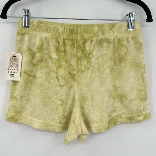 NWT Billabong Girl’s High Tides Short Tie Dye Terry Cloth Pockets Kids Large - Picture 2 of 11