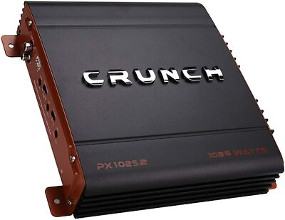 Crunch PX-1025.2 II Class A/B 1000W MAX 2 Channels Car Audio Stereo Amplifier