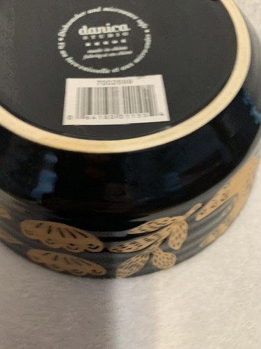 Danica Studios Haven 6" Black Bowl with Southwestern print - Picture 11 of 14