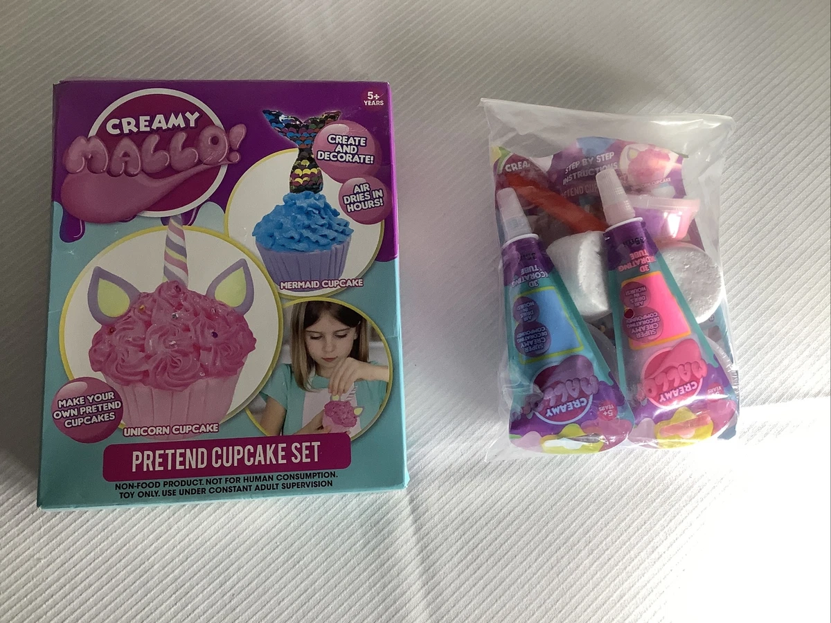 Creamy Mallo Pretend Cupcake Playset NEW PKG Contains Minimal Cosmetic Damage