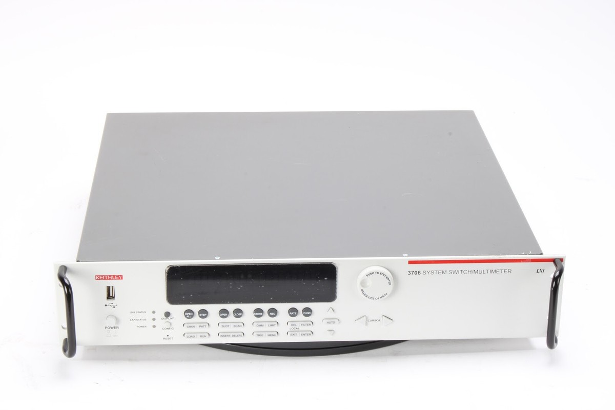 Keithley 3706 Six-slot System Switch With High Performance Keithley 3706 Six-slot System Switch With High Performance