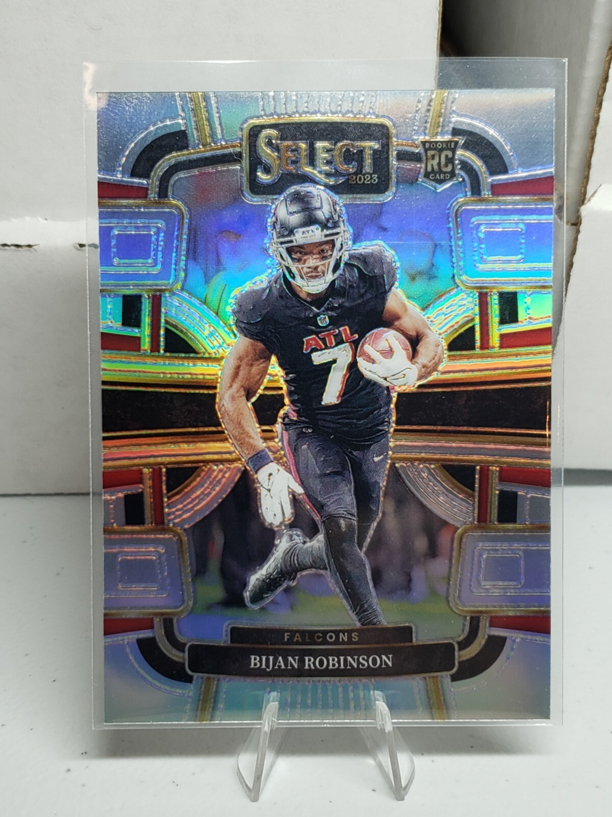 2023 PANINI SELECT #4 BIJAN ROBINSON ROOKIE RCCONCOURSE LEVEL SILVER PRIZM