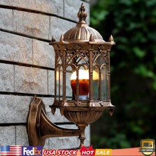 Antique Outdoor Wall Light Lamp Fixtures Exterior Sconce Waterproof Porch Light