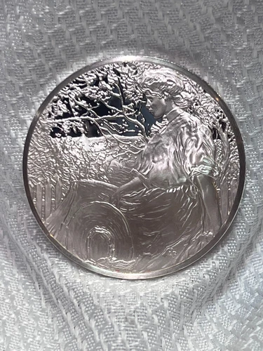 1982 FM Sterling Silver 30.83 Grams Proof Eleanor 1907 Frank W Benson