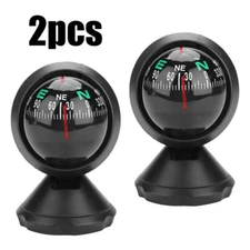 2Pcs Outdoor Camping Marine Compass For Sail Ship Vehicle Car Boat Navigation US