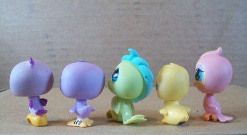 Set of 5 ~ Hasbro ~ Littlest Pet Shop ~ Birds ~ #12, #13, #858, #968, #1522 - Picture 4 of 5
