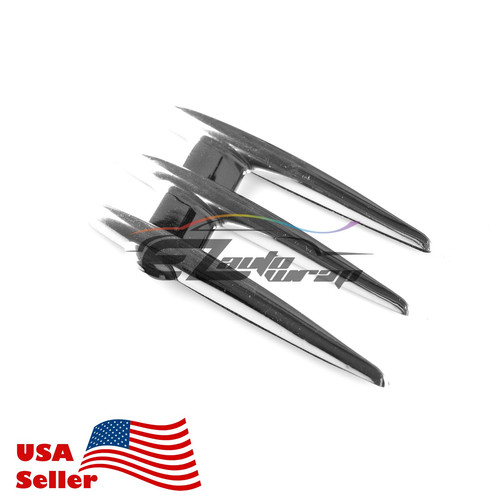 Universal ABS Chrome Stripe Fender Grill Body Side Vents For Car SUV Decoration - Foto 3 di 3