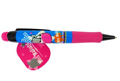 Plan B  Kugelschreiber Miss Makiato & Friends Kuli Farbe:Pink/Blau/Schwarz