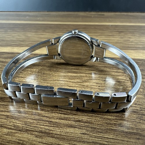 Ladies Movado Swiss Made Watch Stainless Steel Wrist Black Crystal 84 e4 1842 - Picture 11 of 14