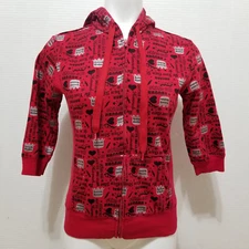 Hannah Montana hoodie Medium 7/9 zip up graphic band merch Disney Miley Cyrus