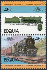 1914 PR Class K4 4-6-2 (Pennsylvania Railroad) Train Stamps / LOCO 100