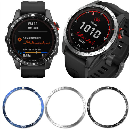 Para Garmin Fenix 7 7S 7X Reloj Bisel Anillo Adhesivo Estuche Cubierta Antiarañazos Protector - Imagen 2 de 14